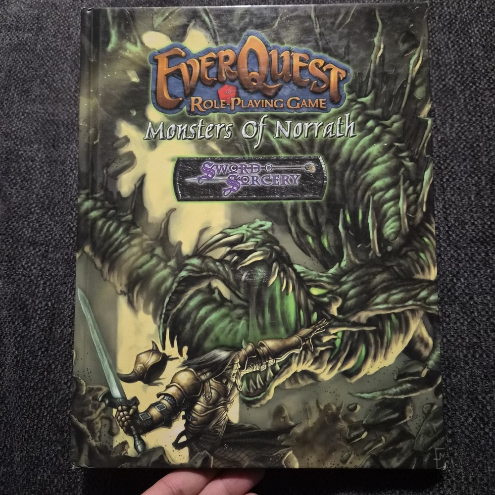 Sword Sorcery: Everquest‎ Roleplaying Game Monsters of Norrath (Hardcover 2002)